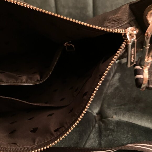 Kate Spade black leather handback - Picture 4 of 4